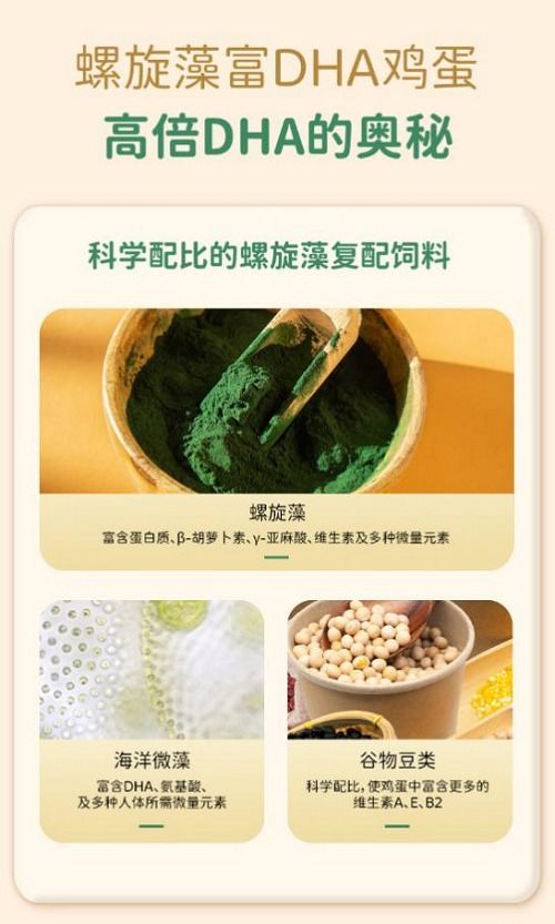 破解營(yíng)養(yǎng)難題 農(nóng)沃豐螺旋藻富dha雞蛋創(chuàng)新 出圈